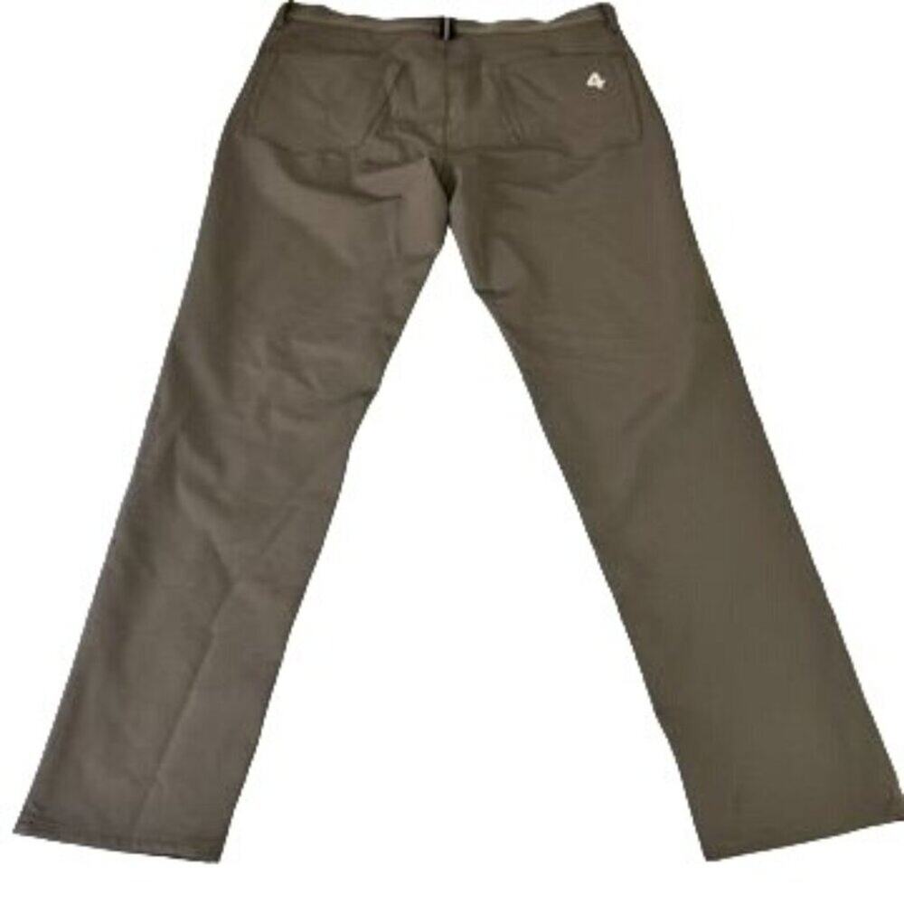 FOURLAPS Pants Mens 34X28 Olive Green Traverse Straight Leg Army 1072 Active - Picture 2 of 12